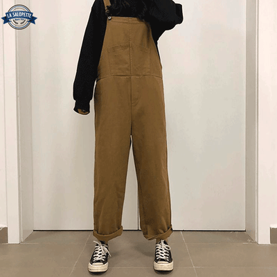 Salopette Camel en Coton
