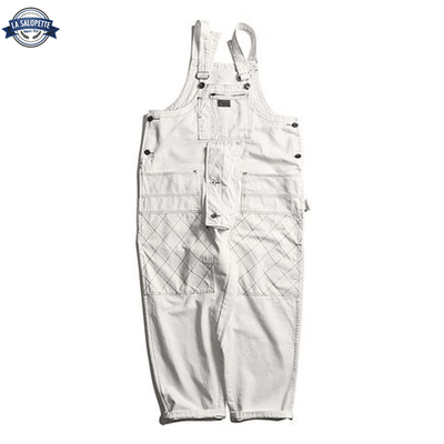 Salopette Jean Blanc Virile