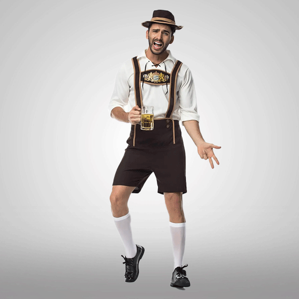 Traditionelle Oktoberfest-Lederhosen