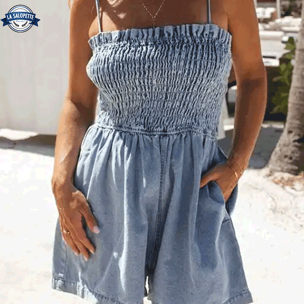 Robe Salopette<br> à Volants