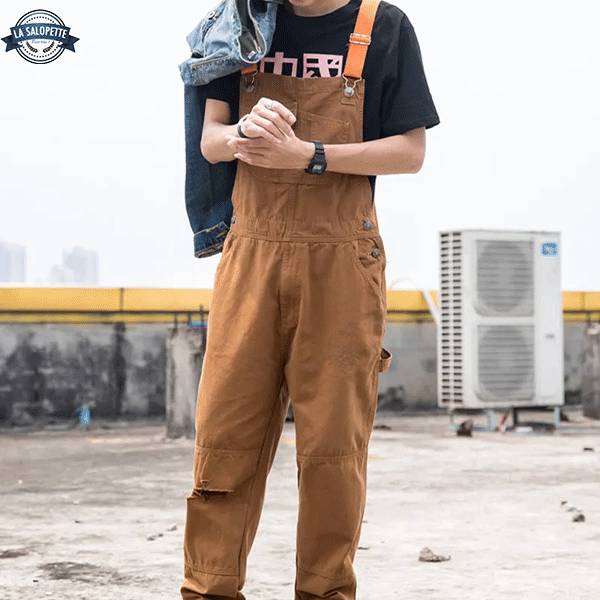 Salopette Rouge Flamboyante