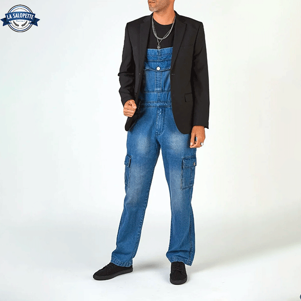 Salopette Jean<br> Urban Foncé