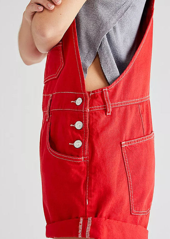 Tuinbroek Korte Rood Garance