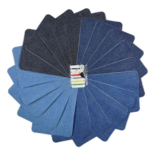 Kit Réparation Jean : Patchs et Couture