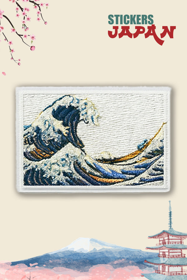 Bügelpatch Kanagawa Original