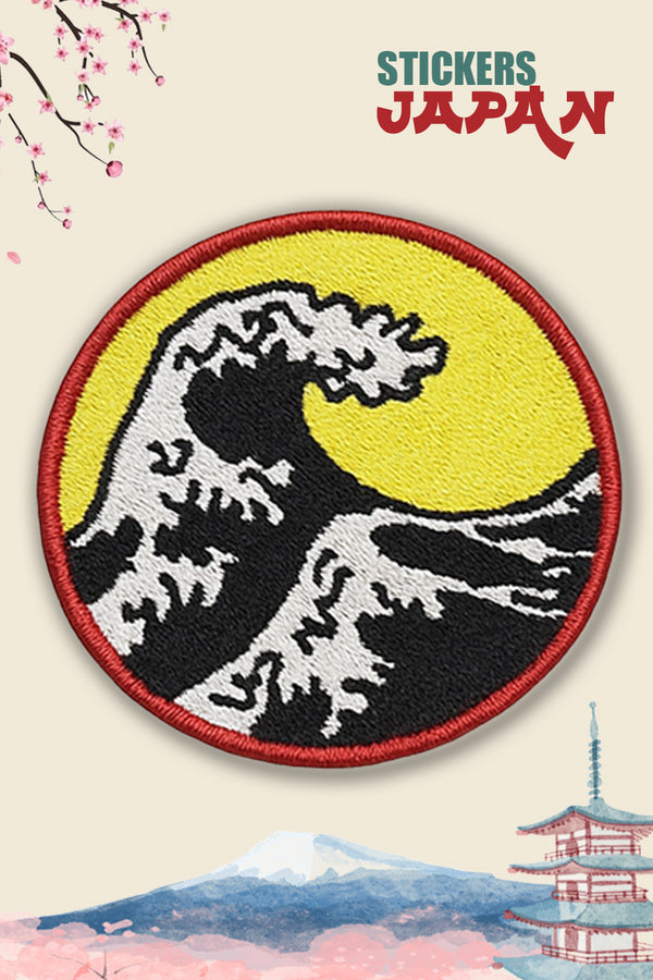 Bügelpatch Solar Wave