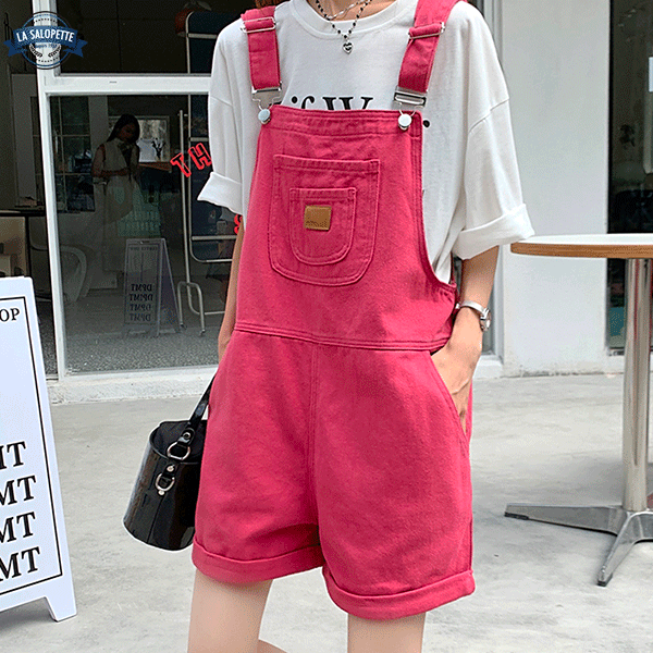 Salopette Short<br> Elia Bonbon