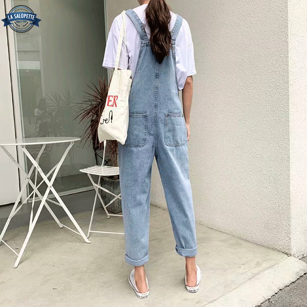 Salopette Denim Bretelles