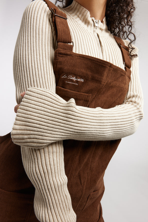 Kord-Hosenlatzhose Coconut®