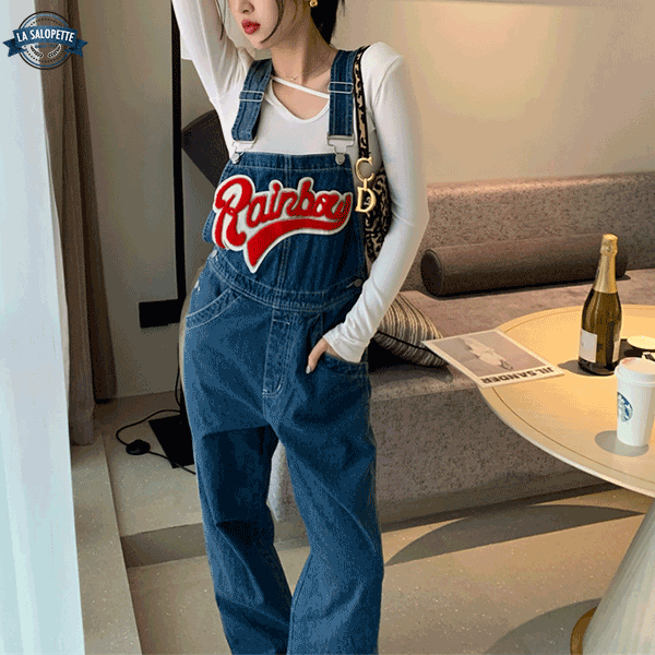 Salopette en Jean<br> Rainbow