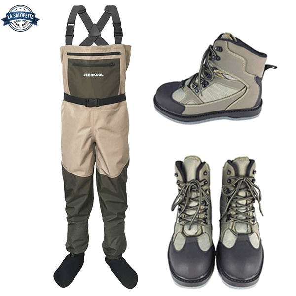 Wathosen zum Angeln mit Schuhen