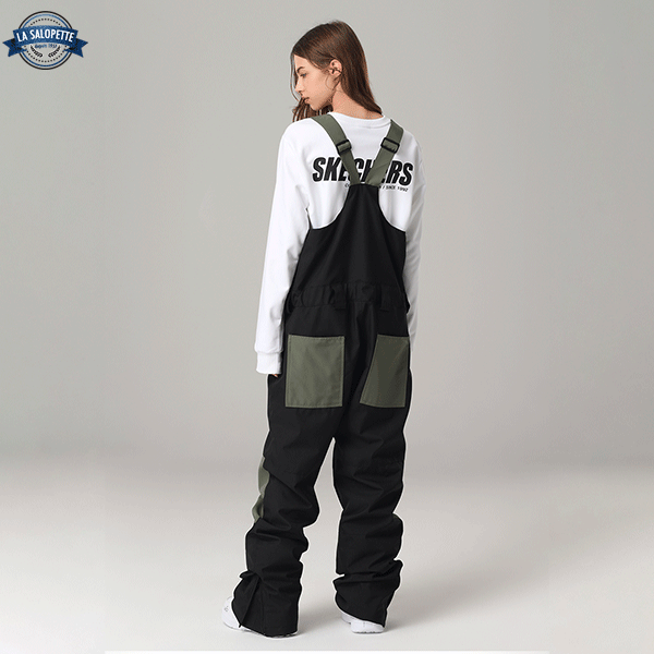 Salopette de Ski<br> Noire Spider