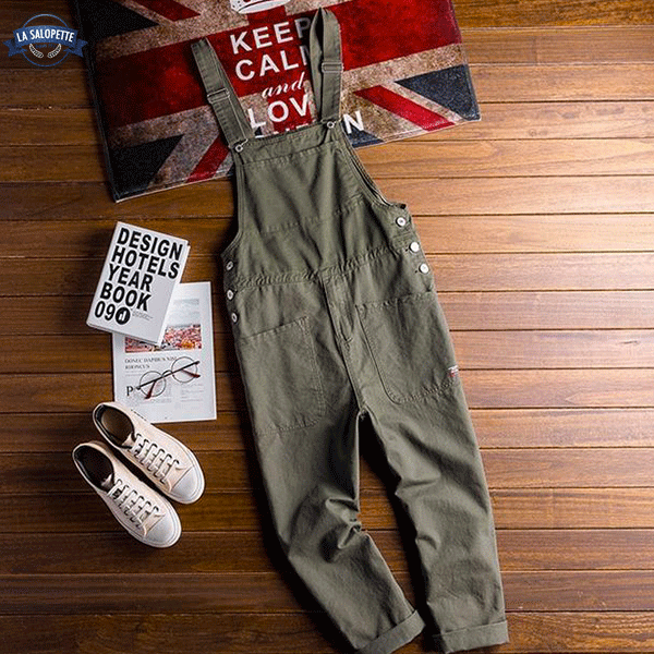 Tuinbroek Werk Army Green Basic