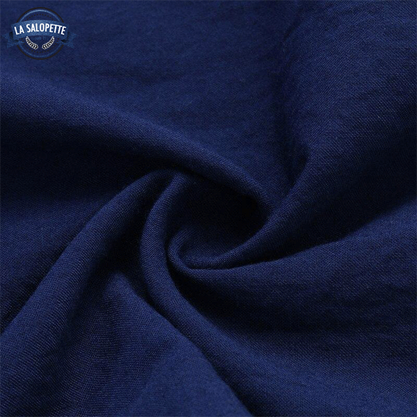 Latzhose Vintage Marineblau Frau Hippie