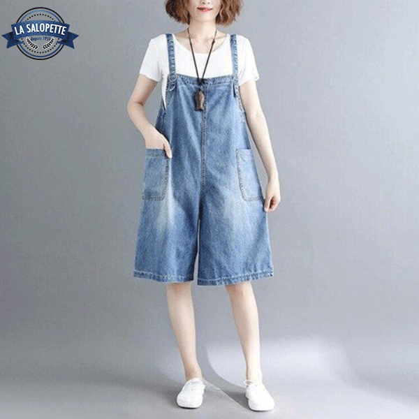 Salopette en Jean<br> Large Yasazuke