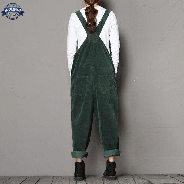 Salopette Vintage<br> Verte Sapin Yko