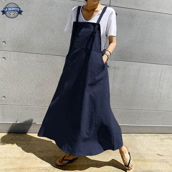 Robe Salopette<br> Bleue Marine aia