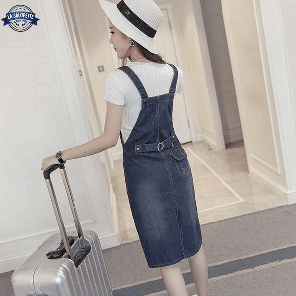 Robe Salopette<br> en Jean Luana