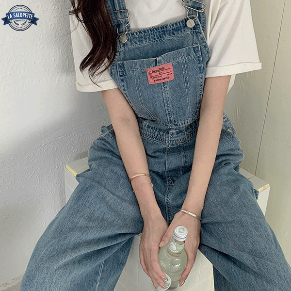 Tuinbroek Jeans Cargo Baggy