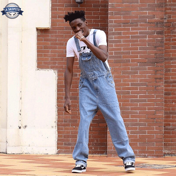 Salopette Jean<br> Bleu Clair Memphis