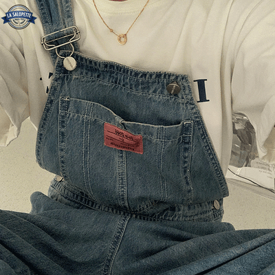 Latzhose Jeans Cargo Baggy
