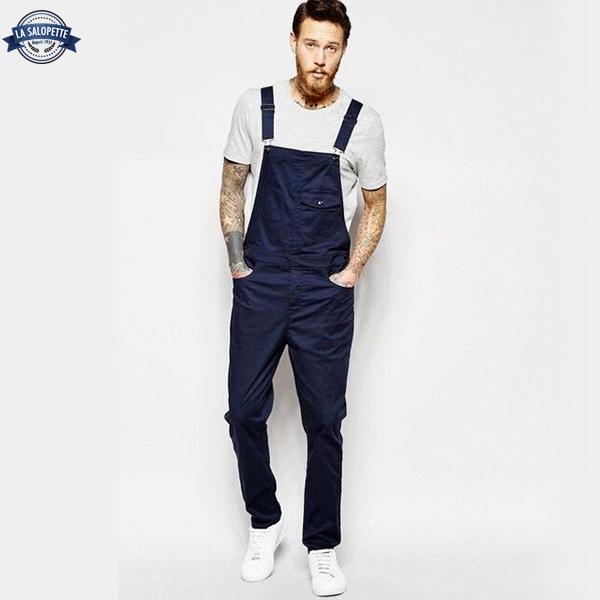 Klassische Arbeitslatzhose Blue