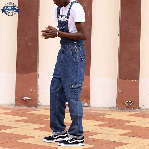 Latzhose aus Denim 90's Vogue
