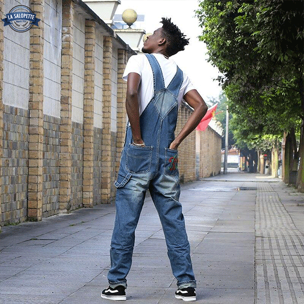 Salopette en jean 2Pac