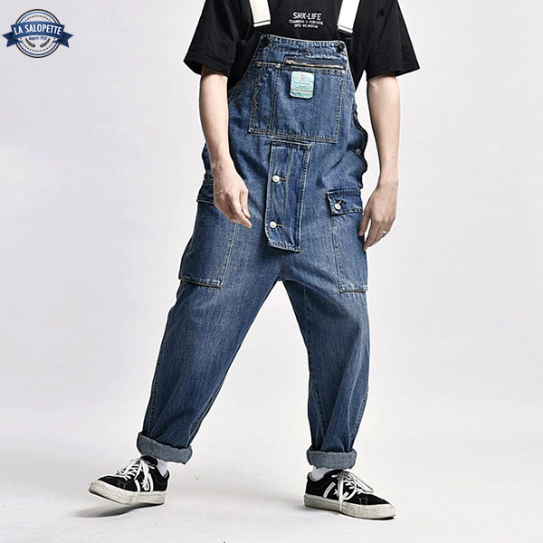 Latzhose Jeans Dunkelblau City