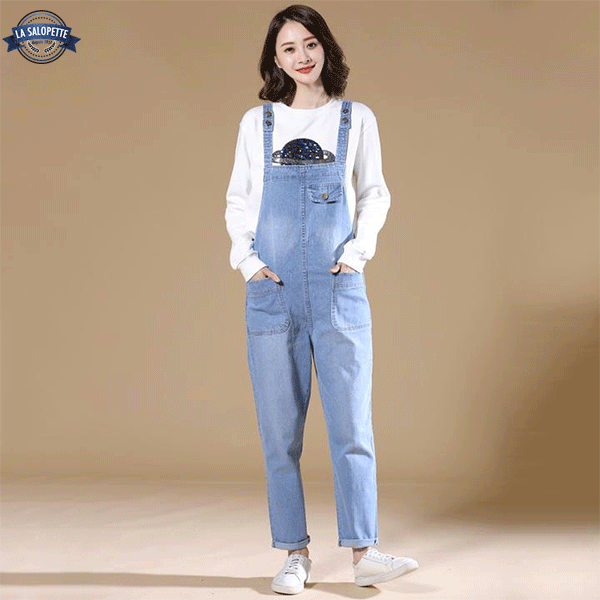 Salopette en Jean<br> Clair Blue Look