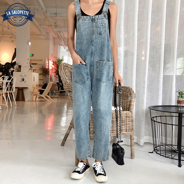 Jeans-Latzhose City Style