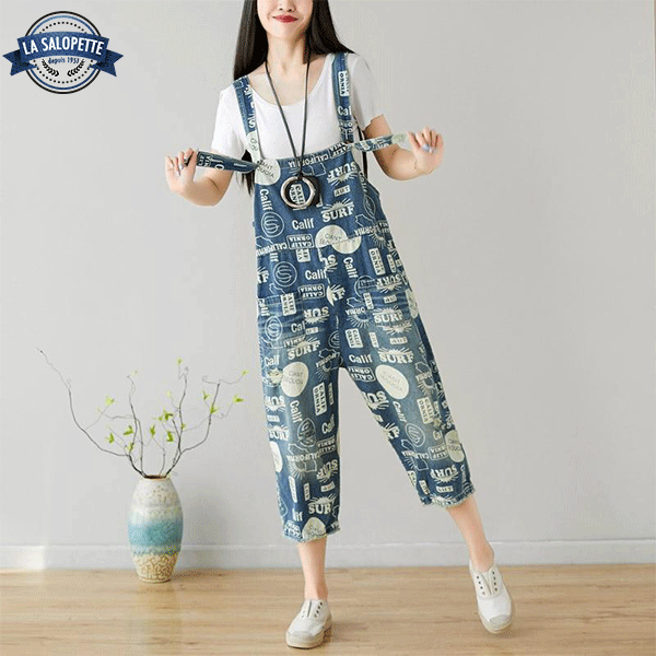Salopette en Jean<br> Motif California