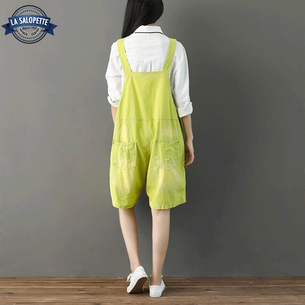 Salopette Short<br> Jaune de Biru