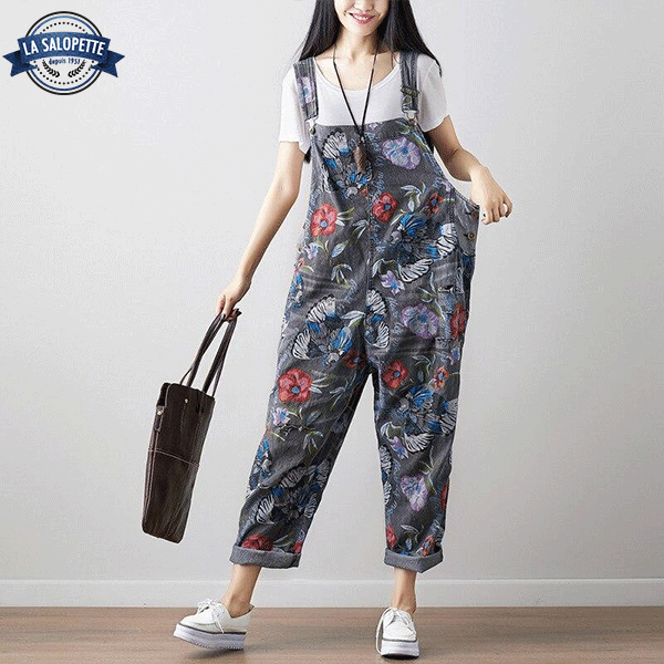 Salopette Jean<br> Grise Kenroku-en