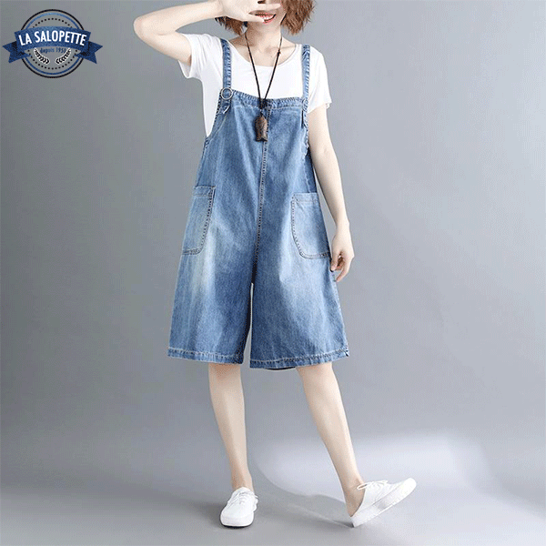 Salopette en Jean<br> Large Yasazuke