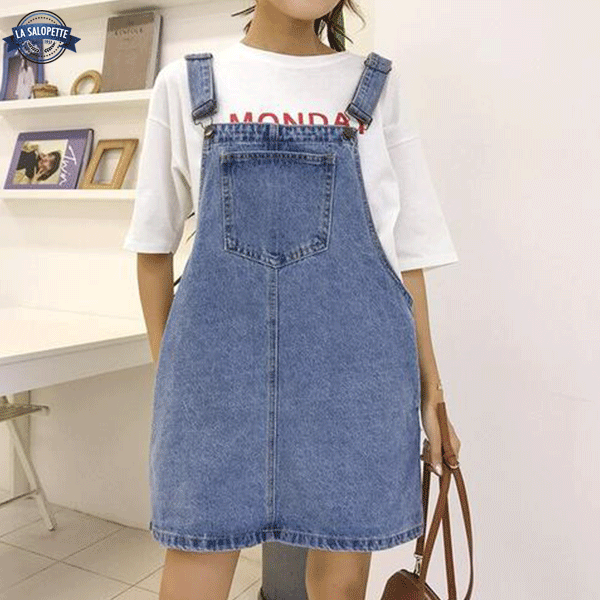 Tuinbroek Rok Jeans Dames Lyo
