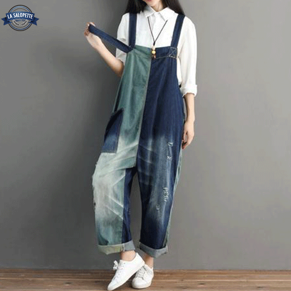 Salopette en Jean<br> Large Versus