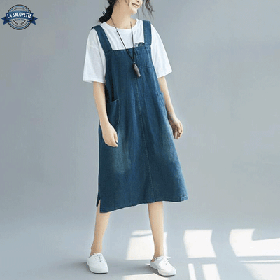 Salopette Robe Bleue Canard