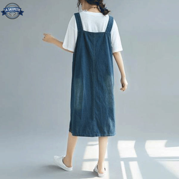 Jurk Tuinbroek Blauw Eend
