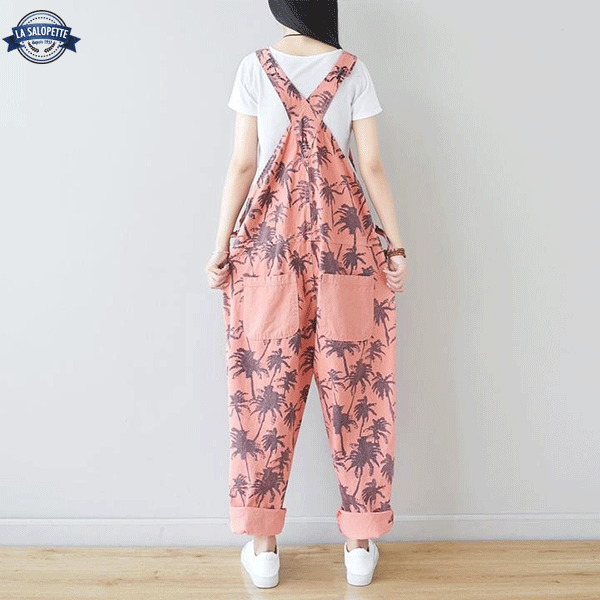 Tuinbroek Vintage Roze Dames Akita