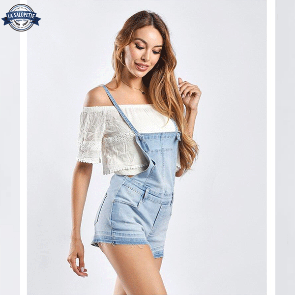 Salopette Short <br> Havana Courte
