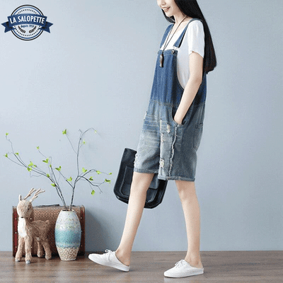 Salopette Short Style Jean