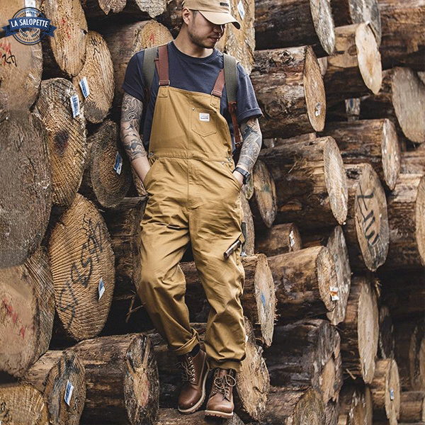 Salopette de Travail<br> Marron Forestière