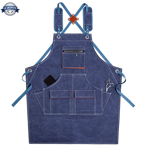 Keukenschort Blauw