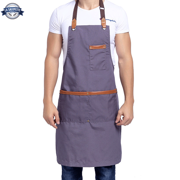 Tablier de Cuisine Violet Zinzolin